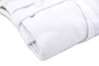 PEIGNOIR COL KIMONO NID D ABEILLE - HOTELLERIE 5 ETOILES