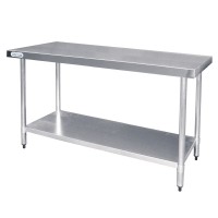 Tables en acier inoxydable profondeur 60cm - TIVIO