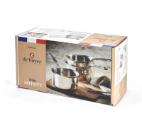 SET 3 CASSEROLES INOX AFFINITY - DE BUYER
