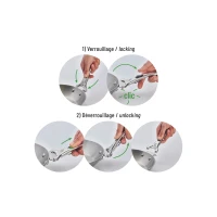 POIGNÉE AMOVIBLE FONTE INOX LOQY - DE BUYER