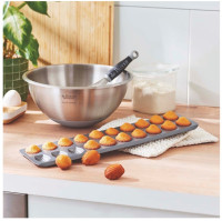 PLAQUE MADELEINES ACIER  ANTIADHÉSIF - DE BUYER