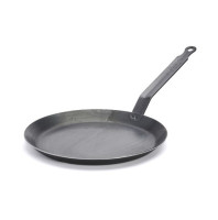 POÊLE À CRÊPES EN ACIER BLEUI BLUE CARBONE - DE BUYER