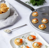 POÊLE À POFFERTJES ET MINI-BLINIS ACIER MINERAL B - DE BUYER