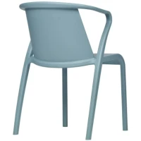 Salon de jardin table meet + 8 fauteuils Fado empilables - Ezpeleta