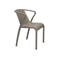 Salon de jardin table meet + 8 fauteuils Fado empilables - Ezpeleta