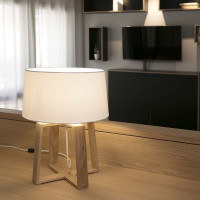 Bliss lampe de table blanche - FARO