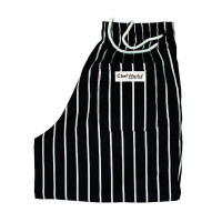 PANTALON DE CUISINE BAGGY RAYÉ NOIR ET BLANC - CHEF WORKS