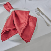 SERVIETTE BORDEAUX EN POLYESTER ROSLIN - MITRE LUXURY