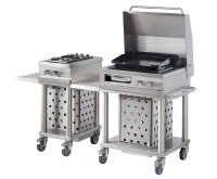 Table de cuisson gaz 2 feux & plancha gaz - Open cook