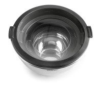 Ensemble de 3 bols en inox avec couvercle transparent