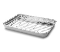 MINI PLAT INOX AVEC GRILLE - LACOR