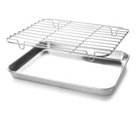 MINI PLAT INOX AVEC GRILLE - LACOR