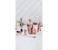 SET USTENSILES DE COCKTAIL INOX CUIVRE - LACOR