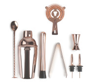 SET USTENSILES DE COCKTAIL INOX CUIVRE - LACOR