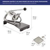 COUPE-FRITES PROFESSIONNEL SUR SOCLE EPOXY - LOUIS TELLIER