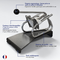 COUPE-FRITES PROFESSIONNEL SUR SOCLE EPOXY - LOUIS TELLIER