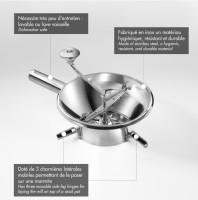 MOULIN PASSE-LÉGUMES INOX - LOUIS TELLIER