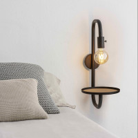 Lampe applique noire Guest - Faro