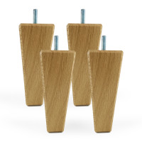 Lot de 4 pieds de sommier Lupin - Margot