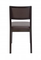 Chaise  de restaurant coloris chocolat - Justina
