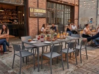 Salon de jardin table meet + 6 chaises Town + 2 fauteuils Town - Ezpeleta