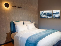 PARURES DRAP PLAT & TAIES BOURDON GRIS – COURCHEVEL