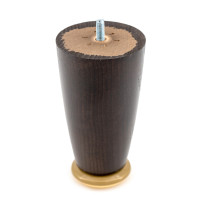 4 PIEDS DE LIT ARBERI PAS DE VIS 8MM CONE WENGE