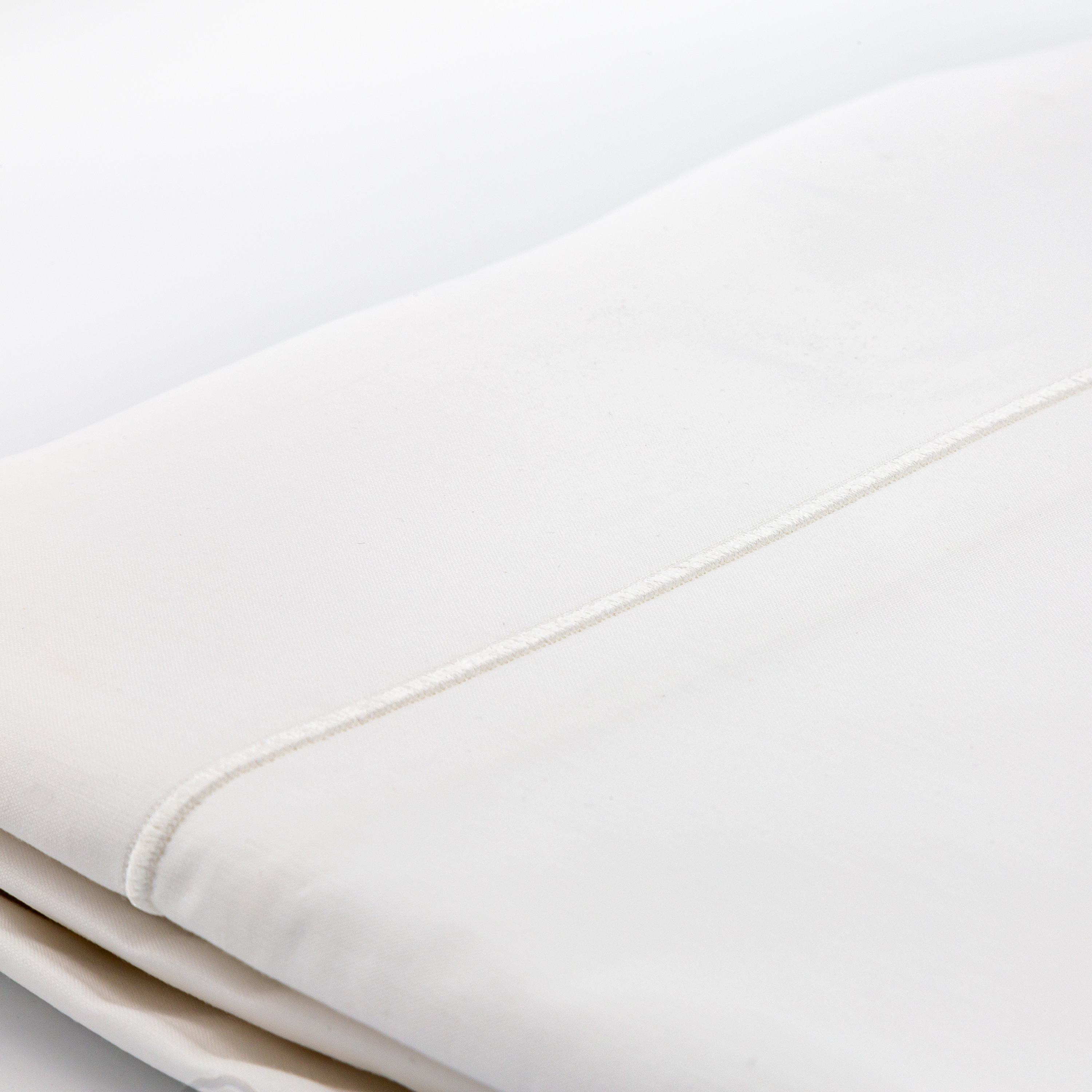 Drap plat bourdon blanc - PALACE