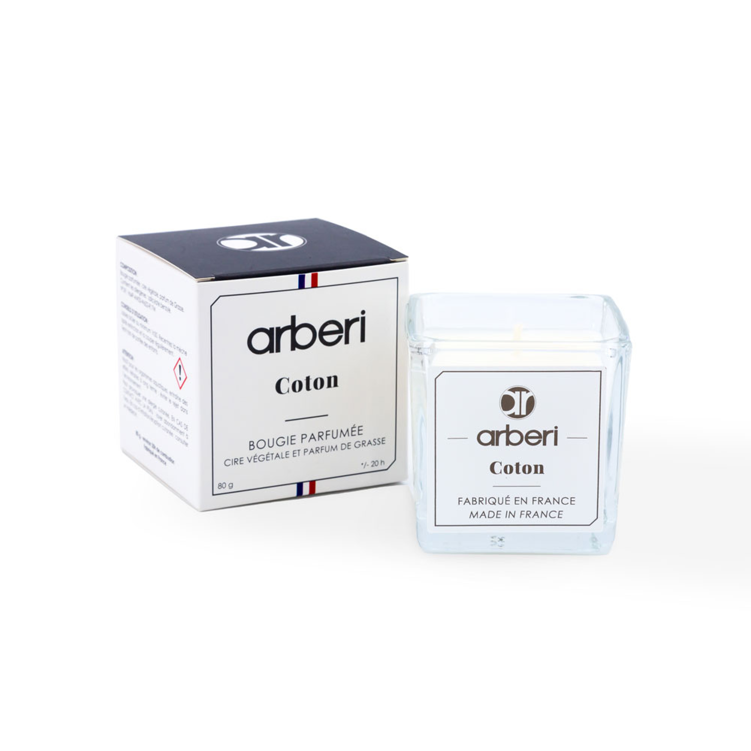 Bougie parfumée COTON - Arberi