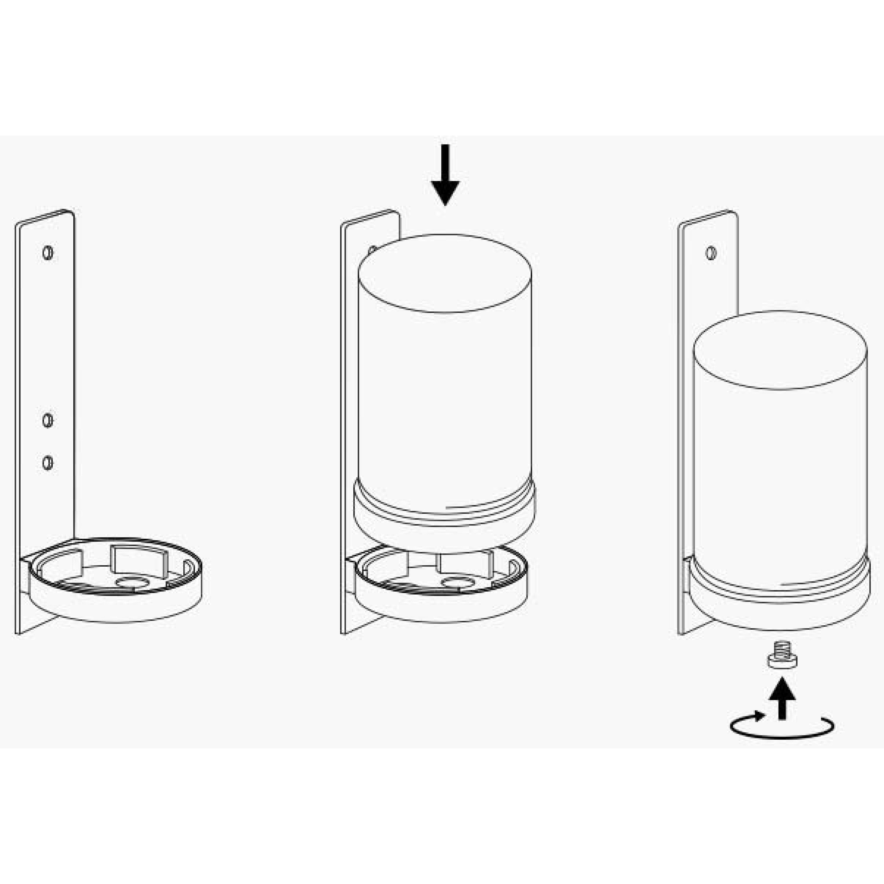Support flacon rechargeable - Damana