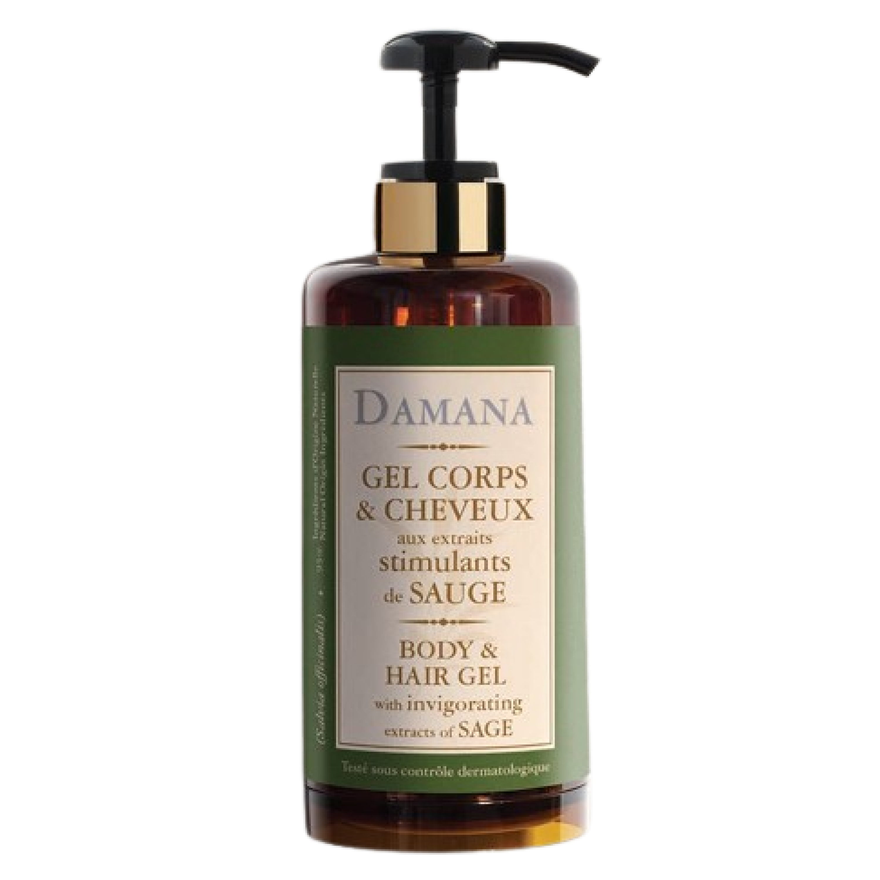 Distributeur vide Gel corps & cheveux - Damana Terre & Soleil