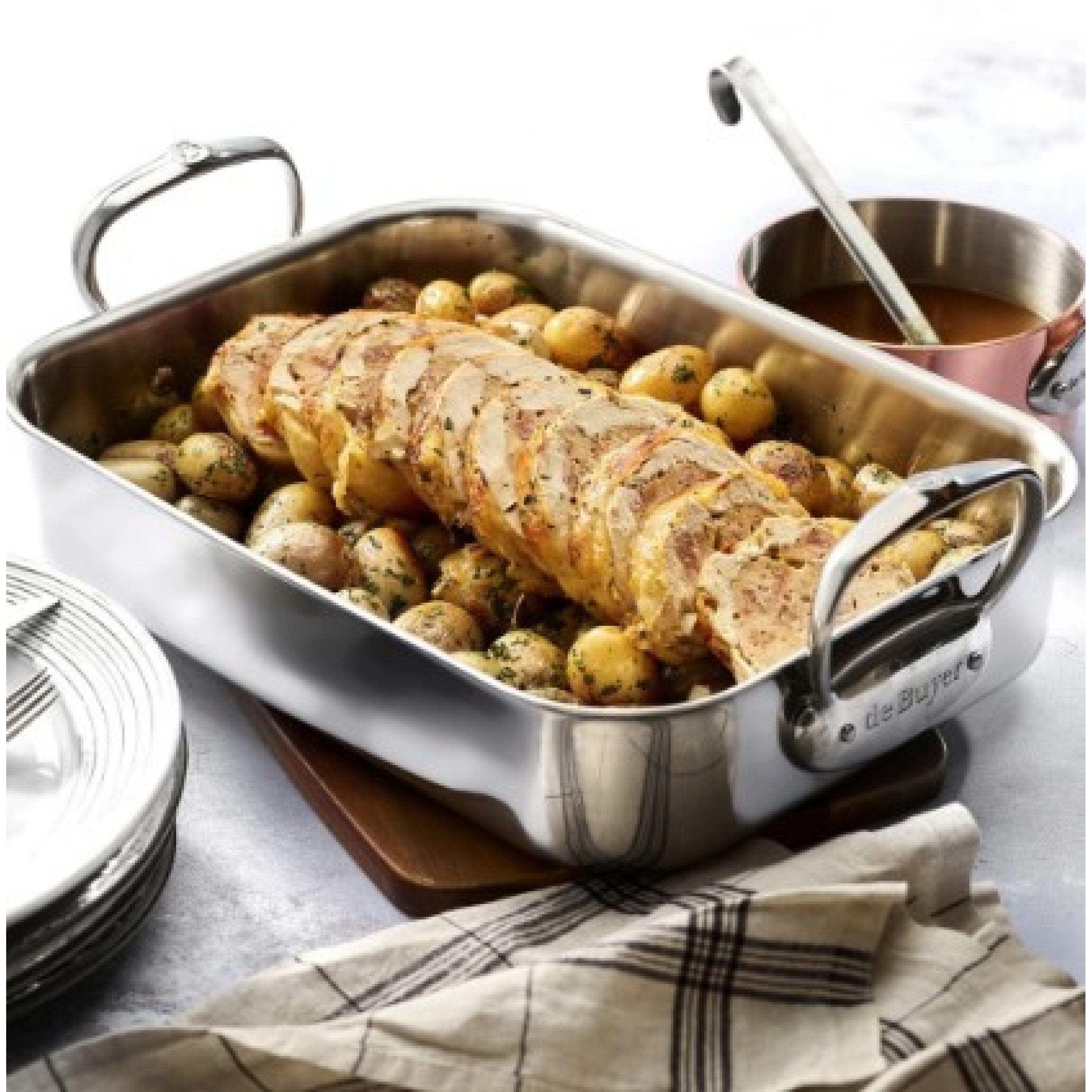 PLAT À RÔTIR INOX AFFINITY - DE BUYER