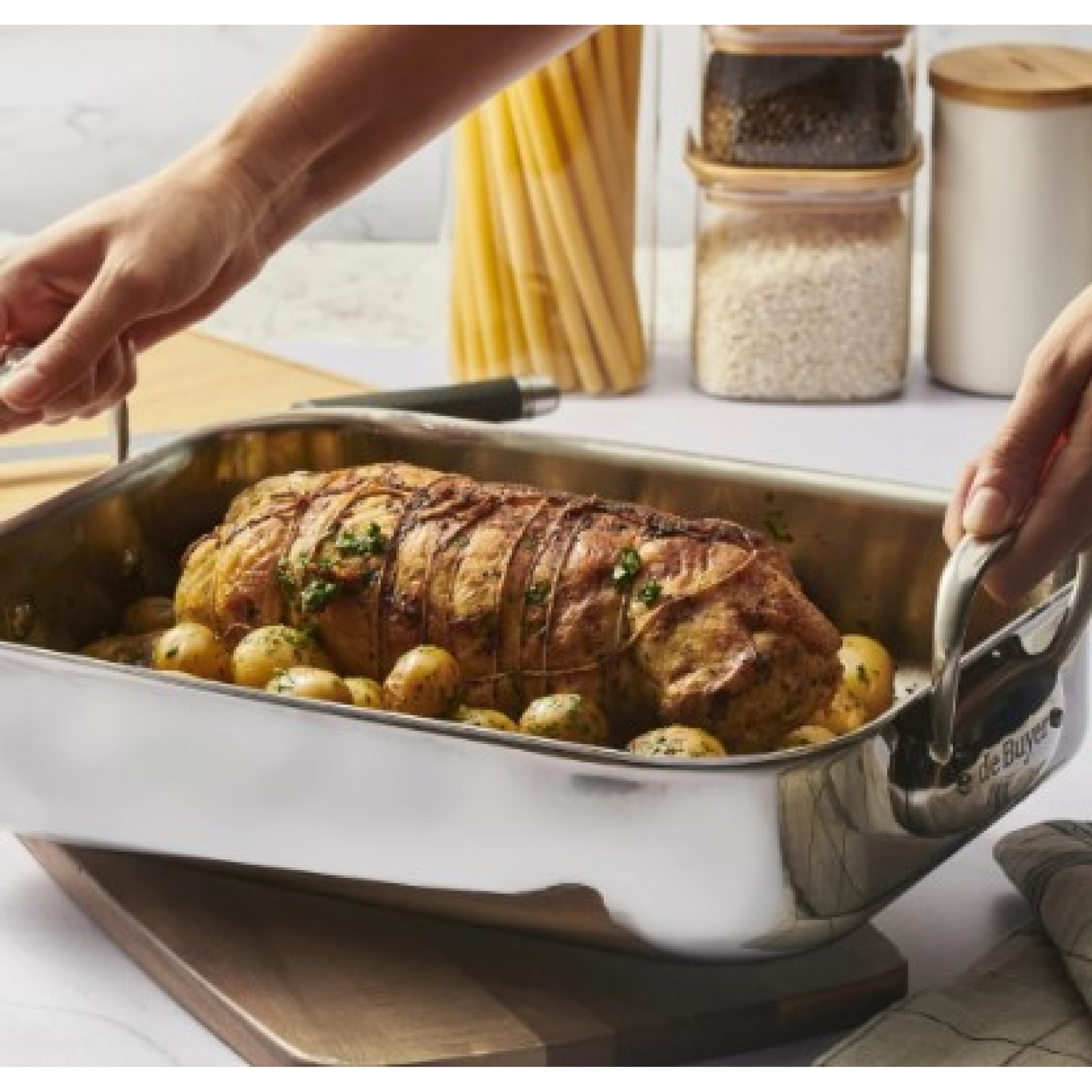 PLAT À RÔTIR INOX AFFINITY - DE BUYER