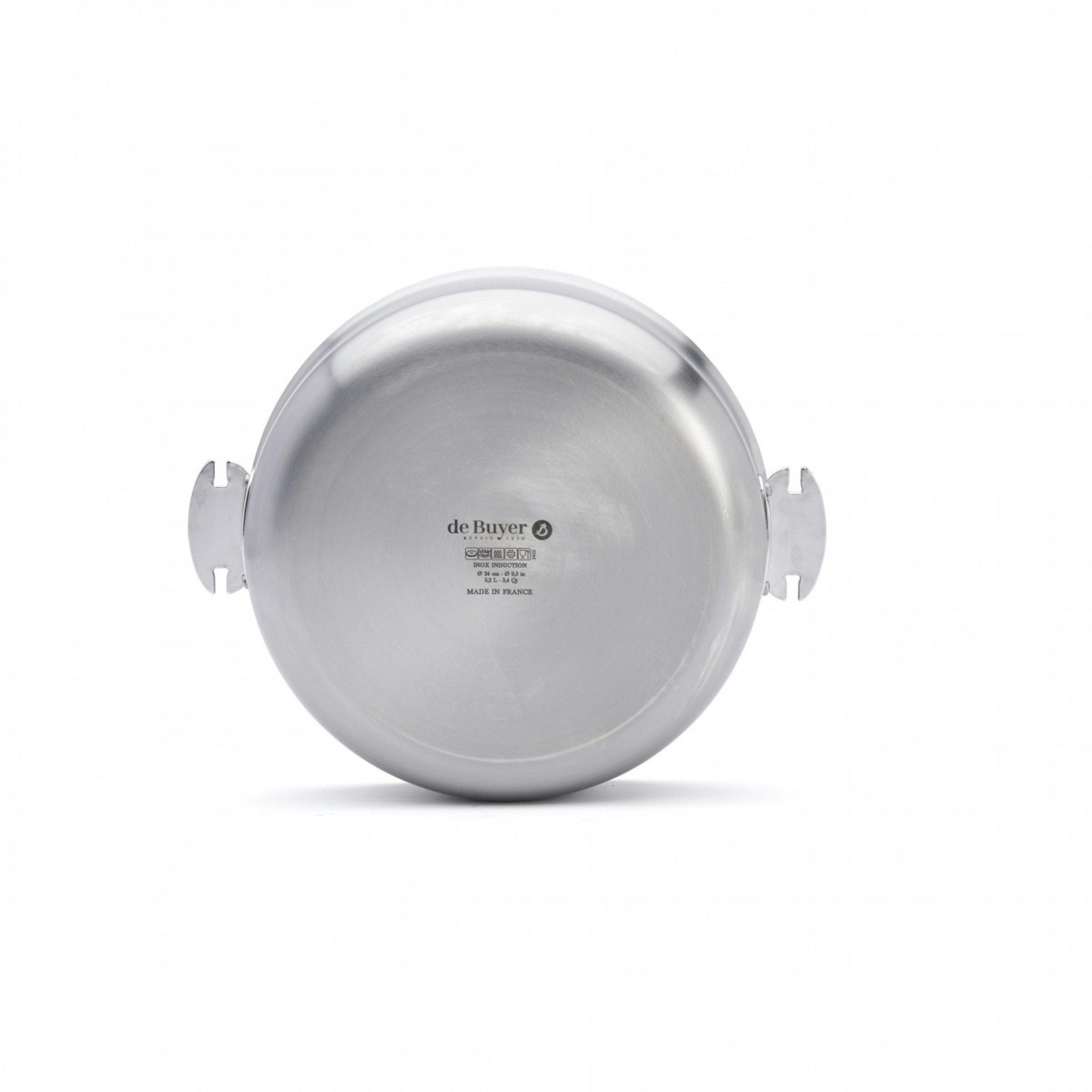 SAUTEUSE BORD DROIT INOX ALCHIMY LOQY - DE BUYER
