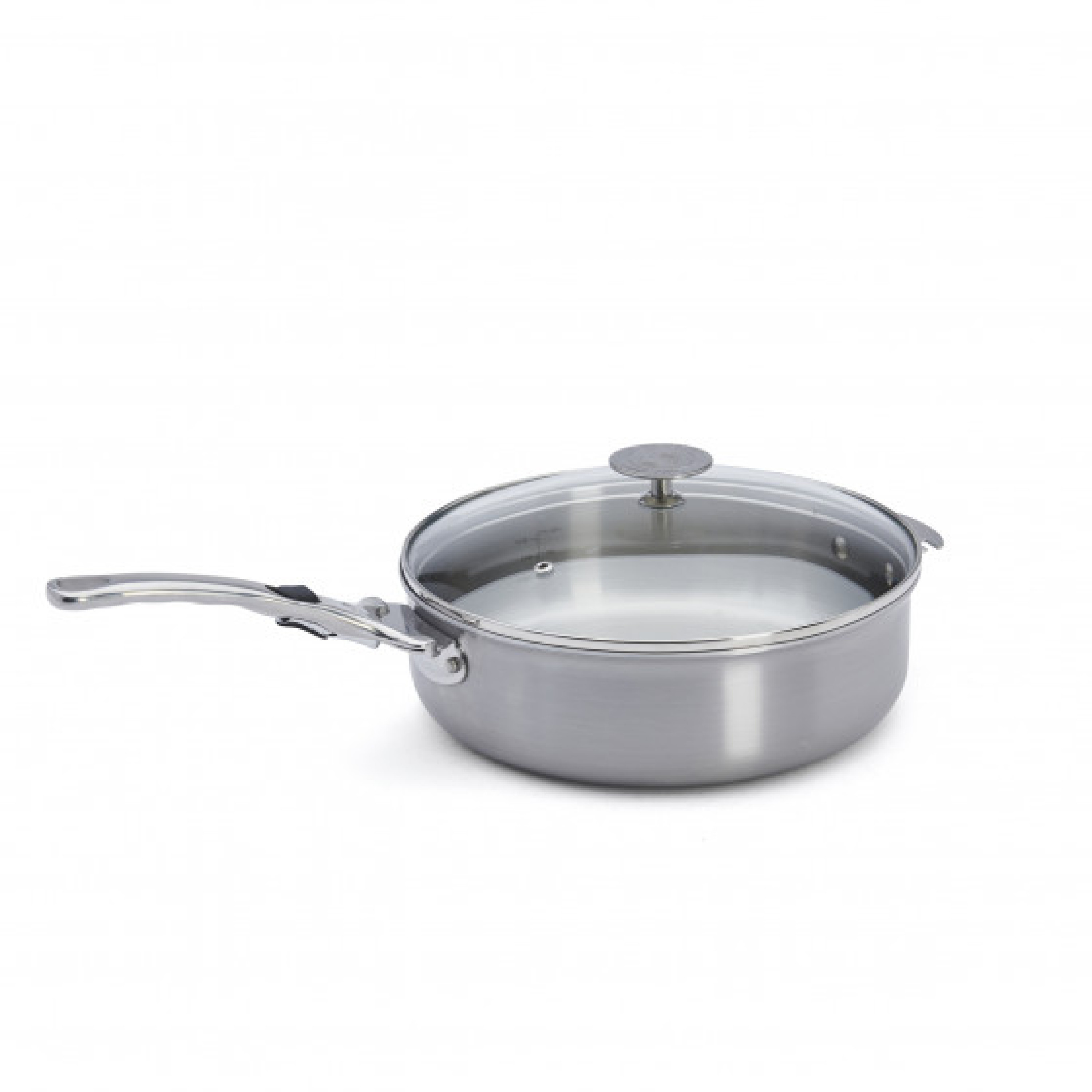 SAUTEUSE BORD DROIT INOX ALCHIMY LOQY - DE BUYER