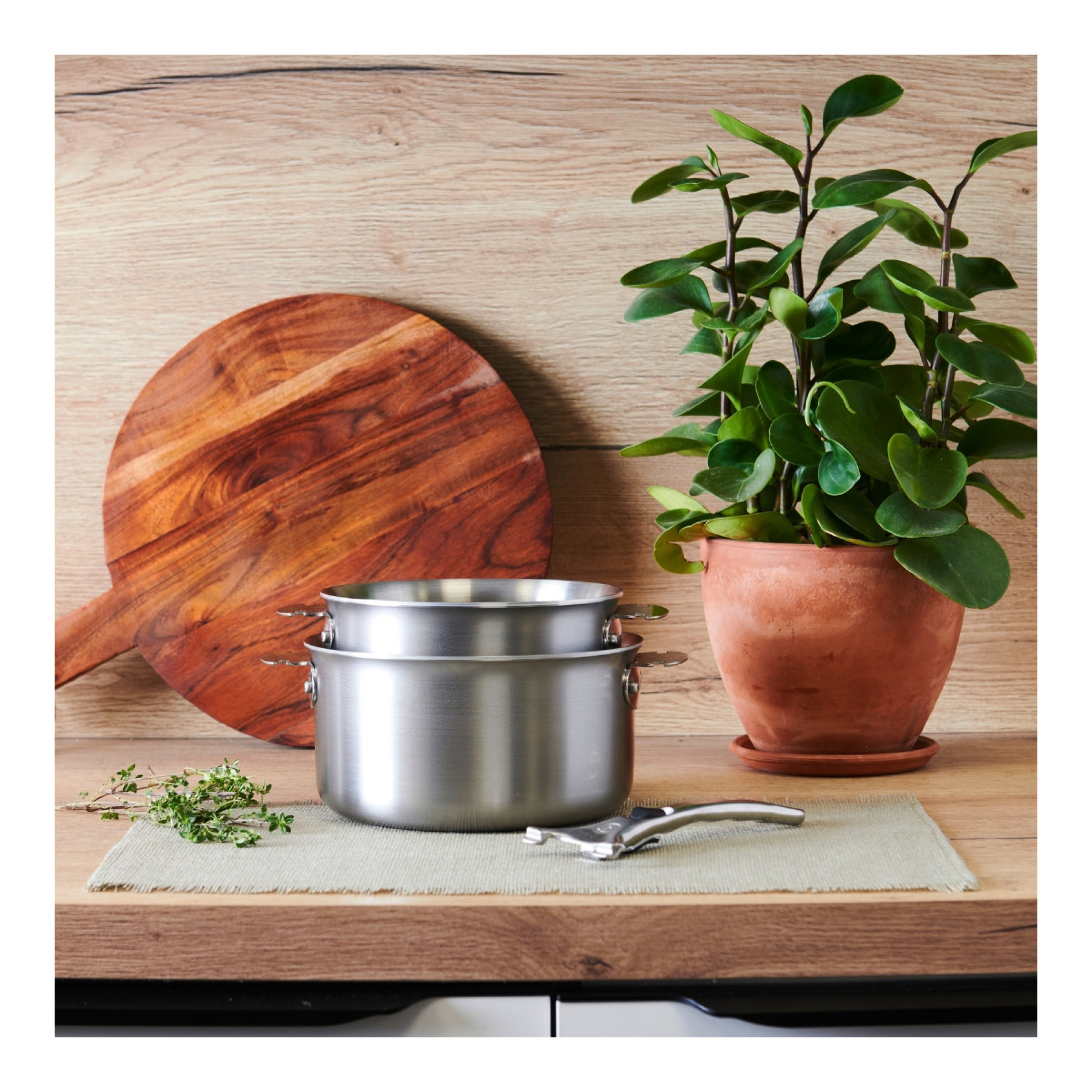 BATTERIE 3 PIÈCES INOX ALCHIMY LOQY - DE BUYER