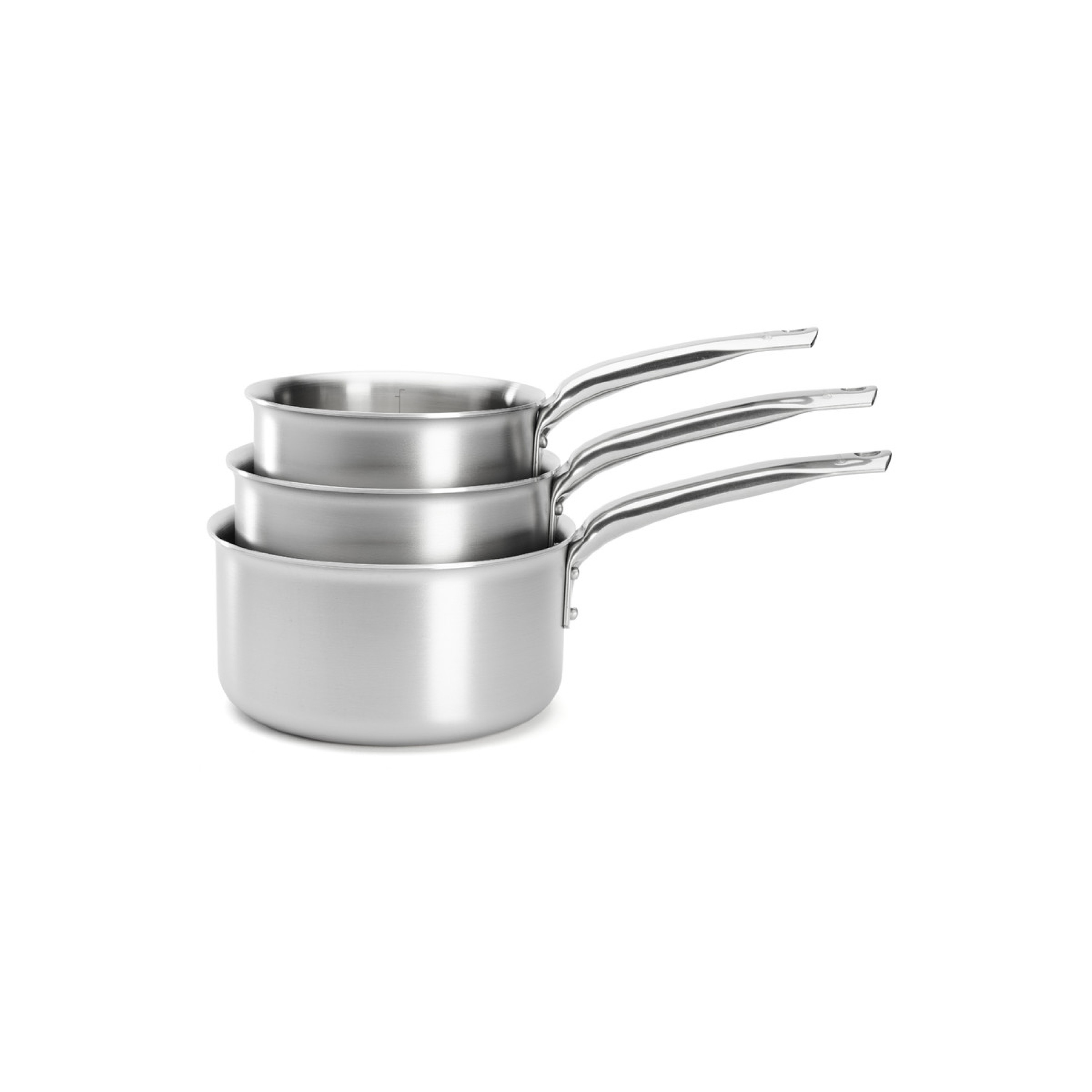 SET 3 CASSEROLES INOX ALCHIMY - DE BUYER