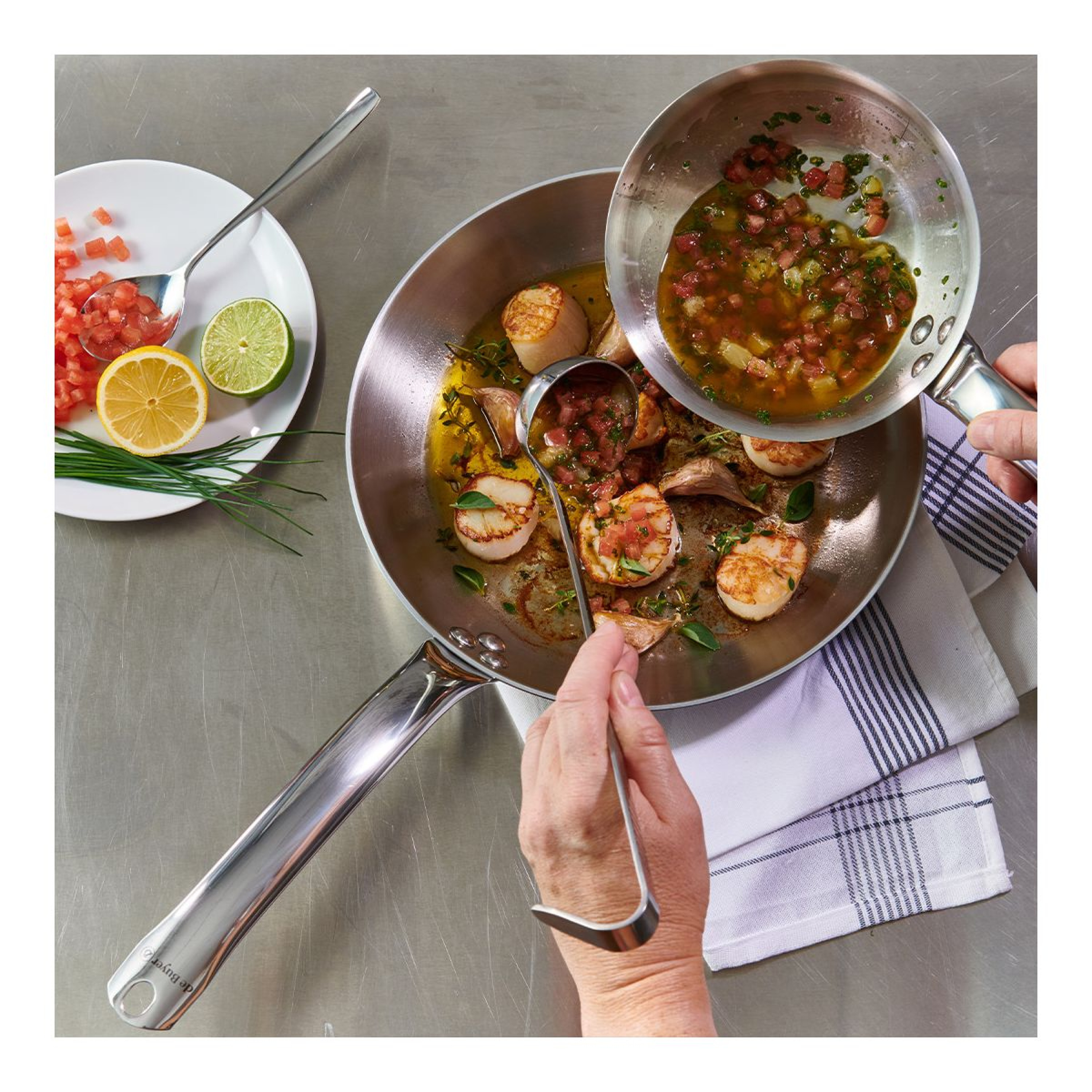 POÊLE À FRIRE INOX ALCHIMY - DE BUYER