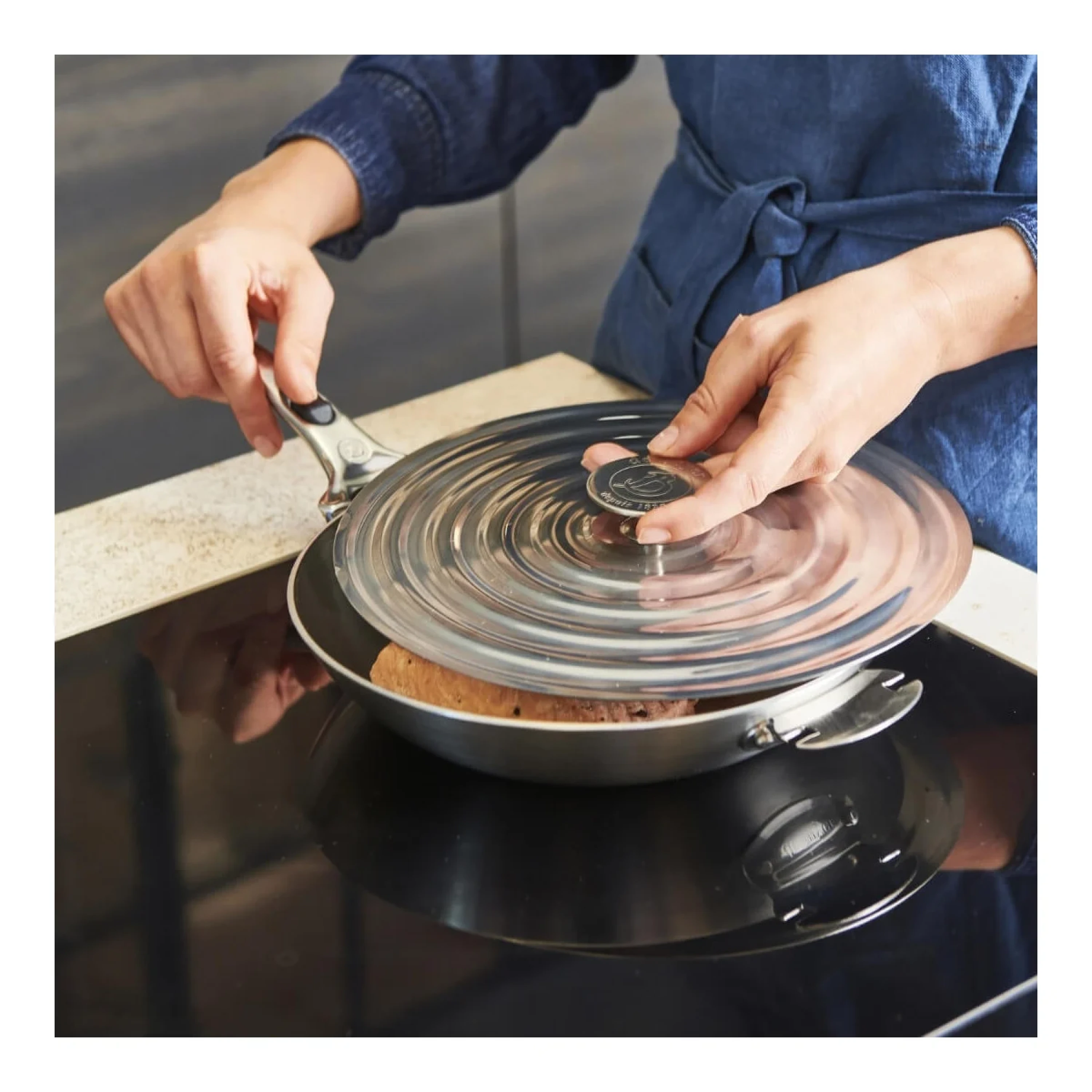 POÊLE AMOVIBLE ALCHIMY LOQY INOX - DE BUYER