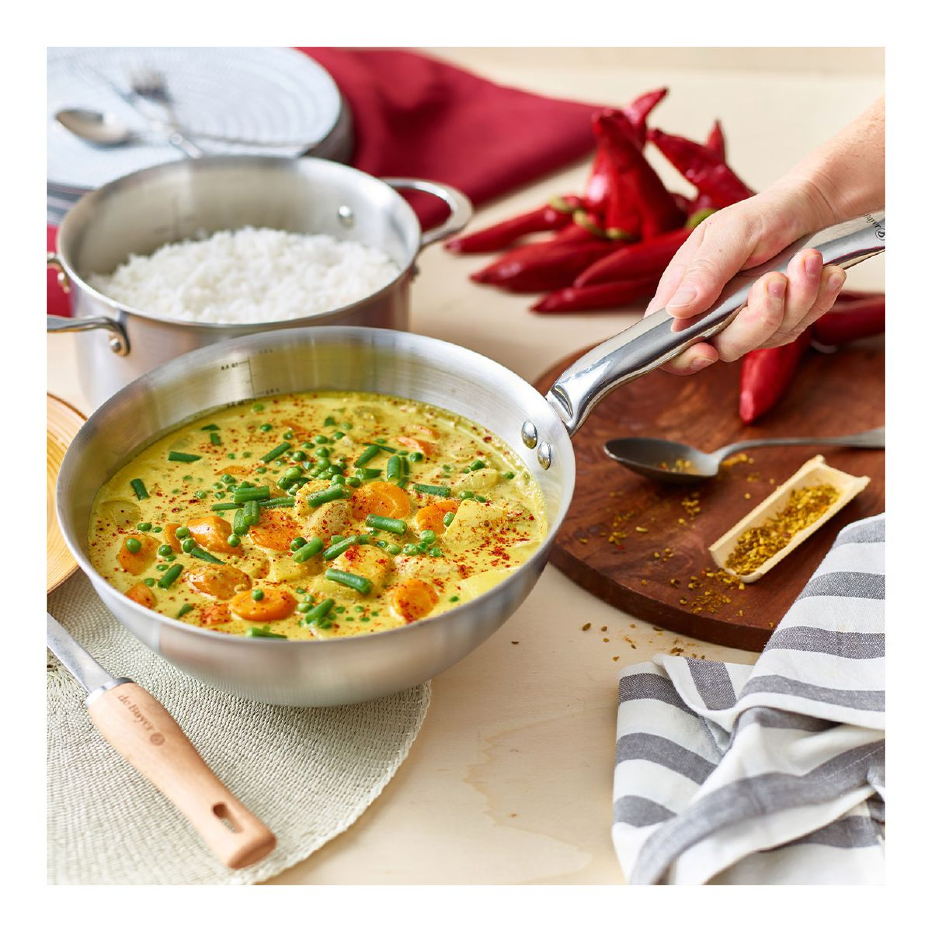 SAUTEUSE BOMBÉE INOX ALCHIMY - DE BUYER