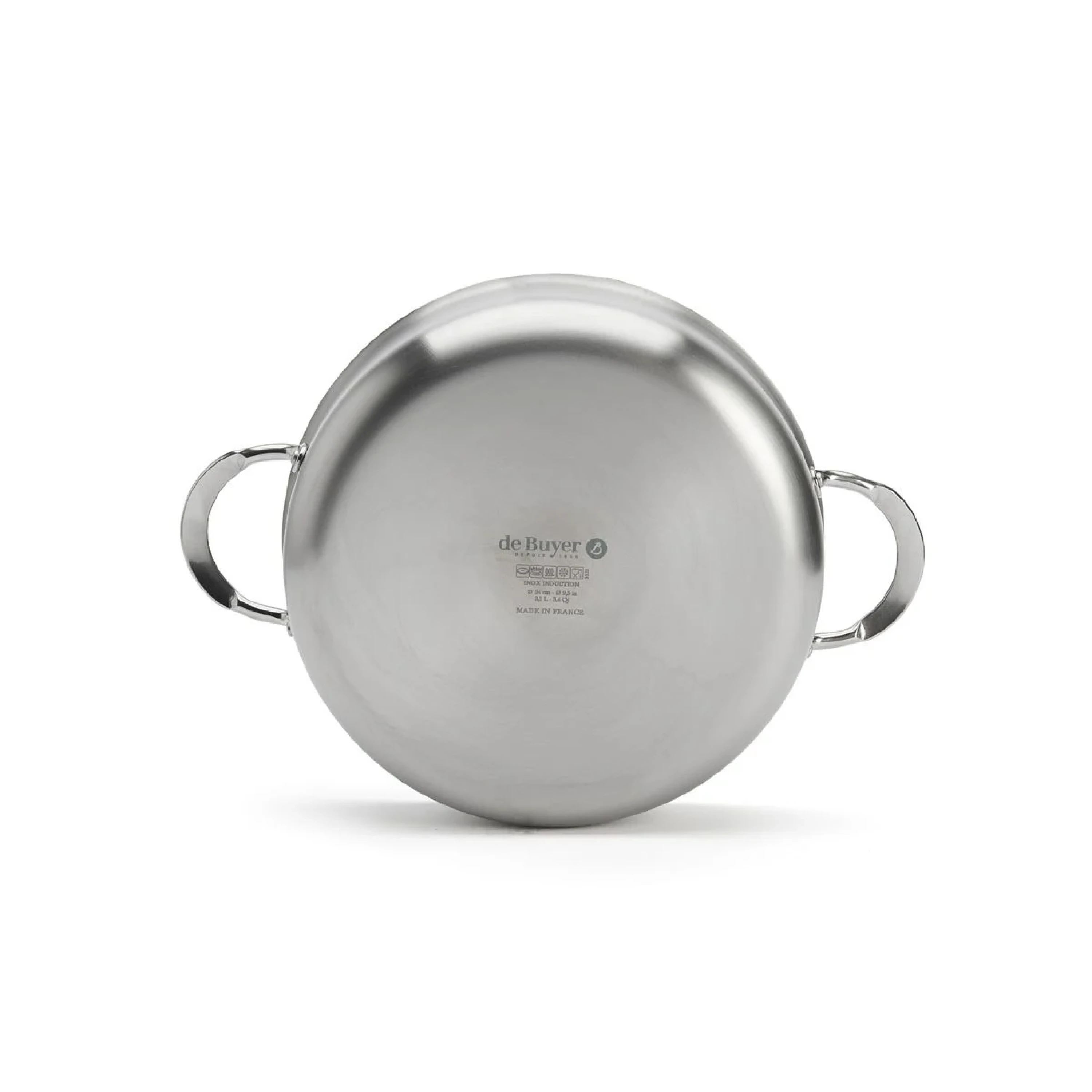 SAUTEUSE DROITE INOX ALCHIMY - DE BUYER
