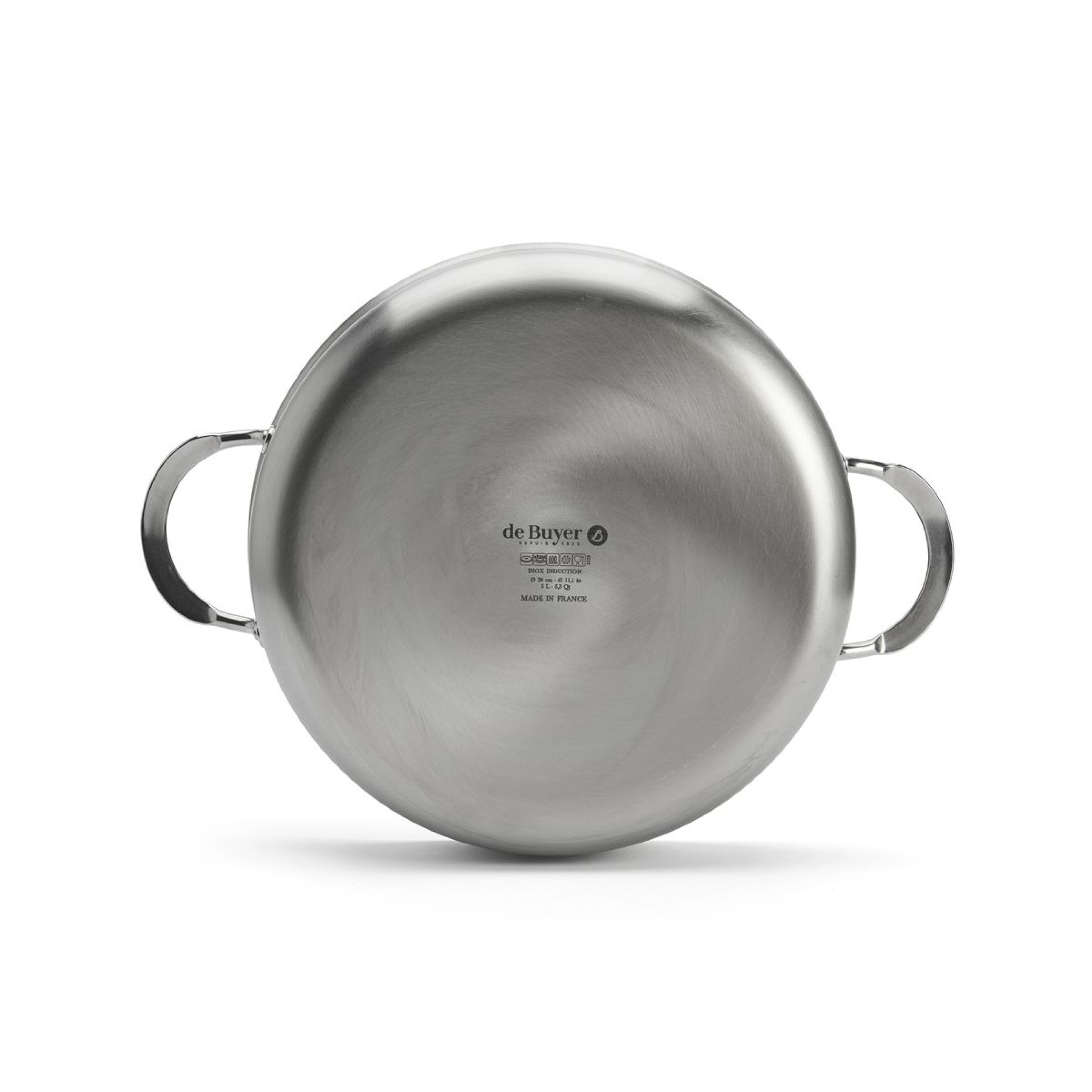 SAUTEUSE DROITE INOX ALCHIMY - DE BUYER