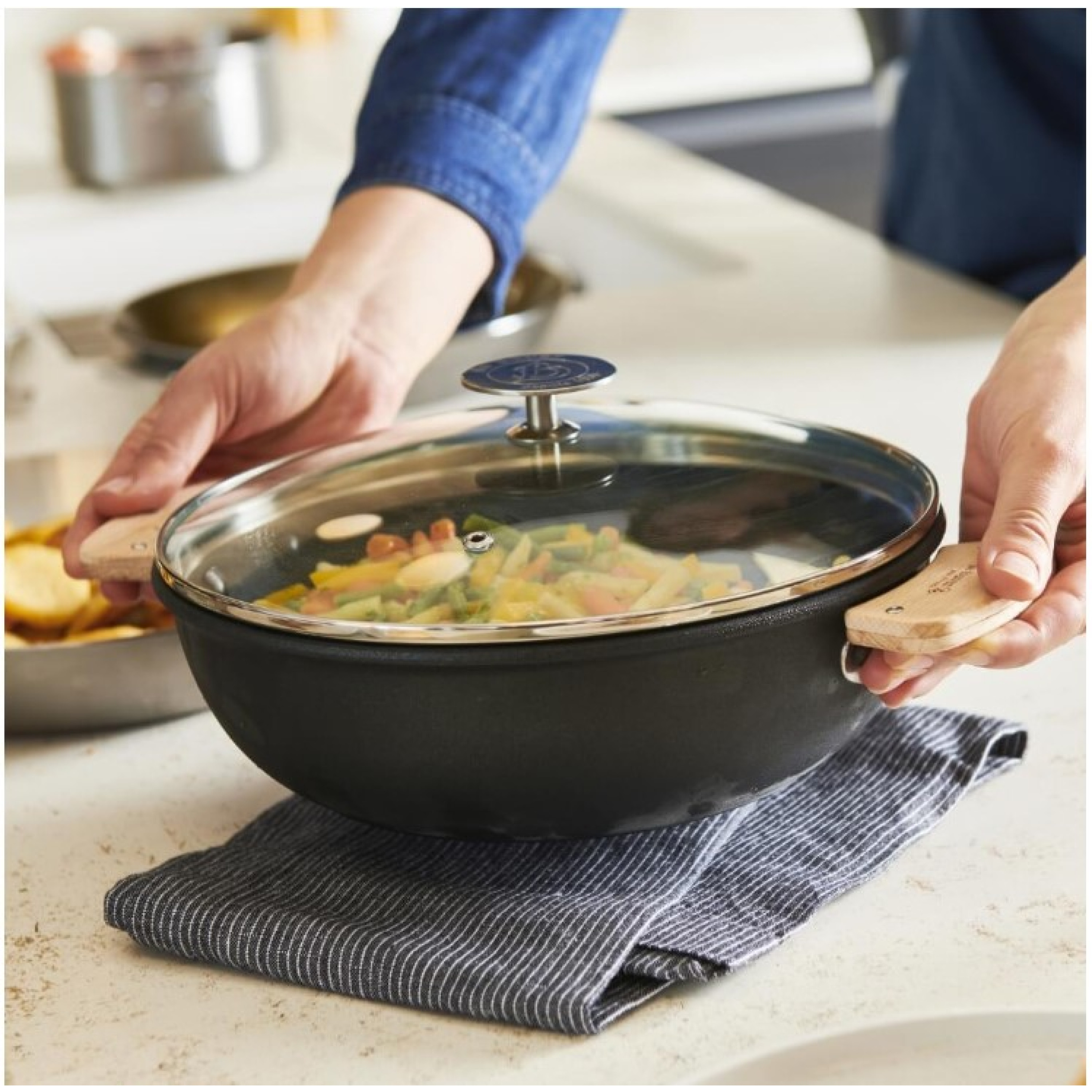 COUVERCLE VERRE PROFOND ALCHIMY - DE BUYER