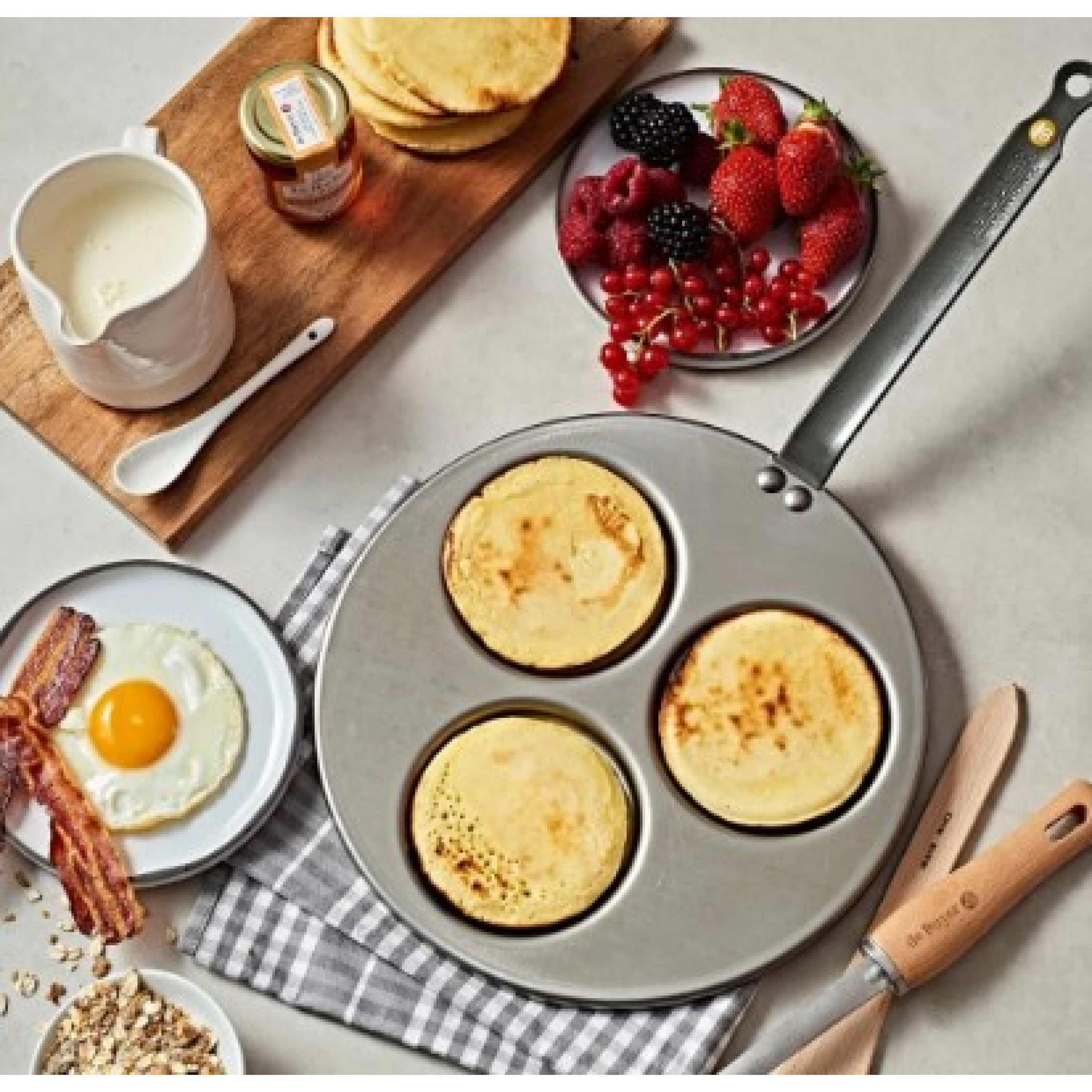 POÊLE TRIBLINIS EN ACIER MINERAL B - DE BUYER