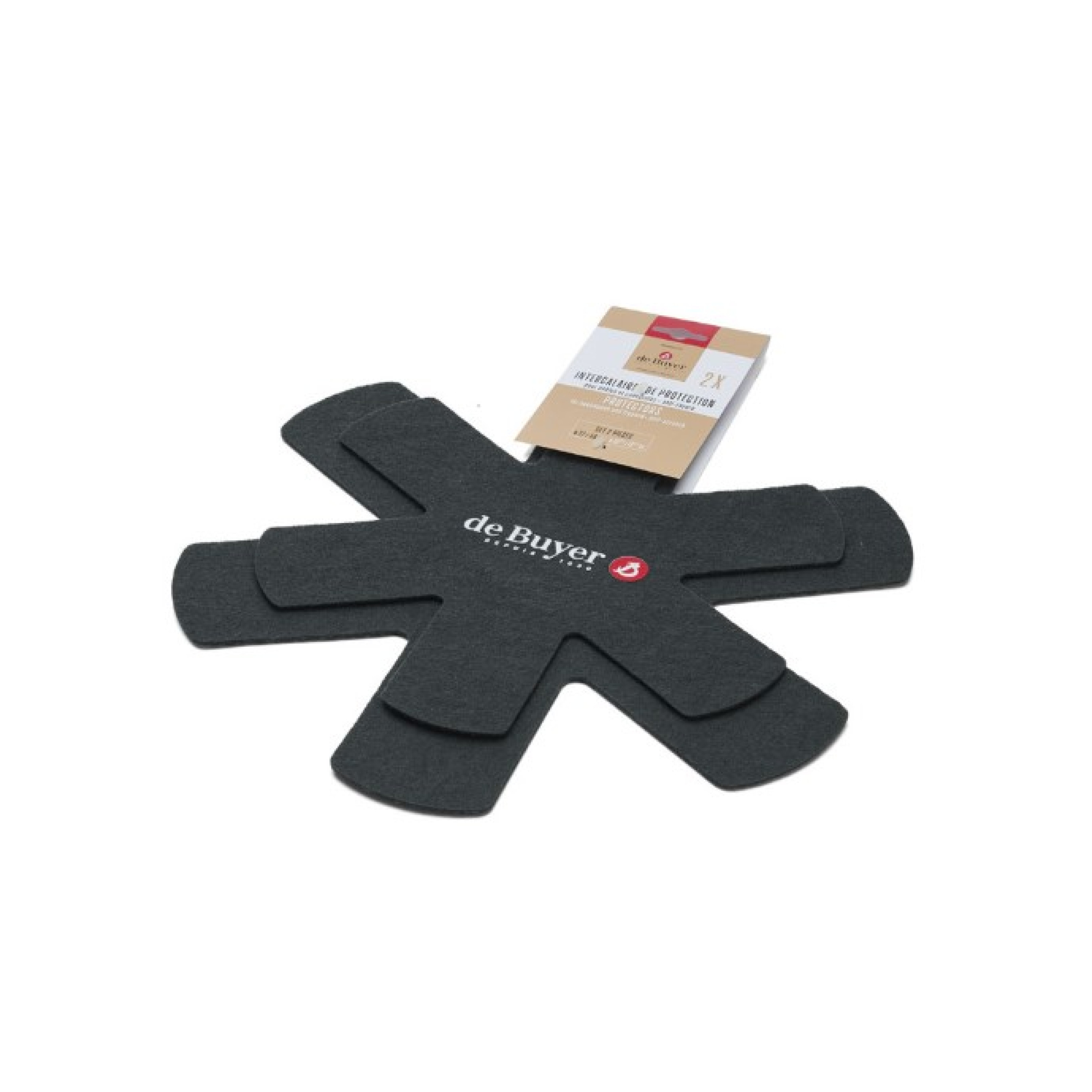 2 INTERCALAIRES DE PROTECTION DE POELES - DE BUYER