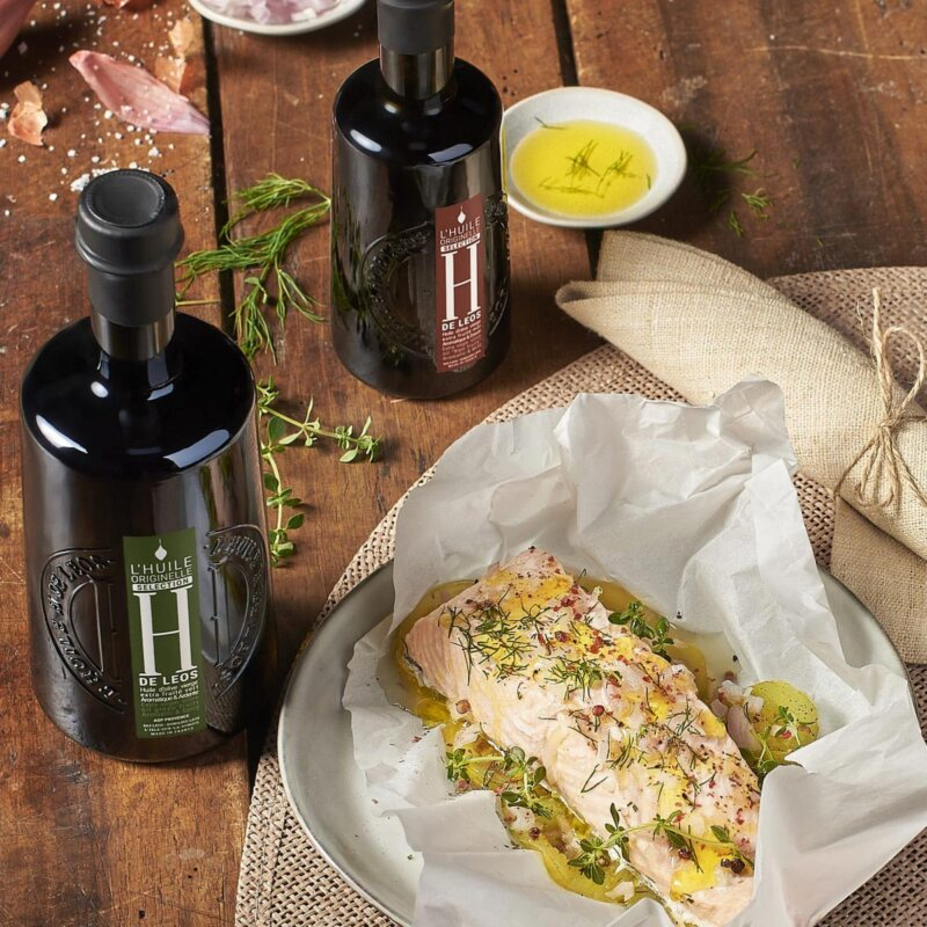 2 HUILES H DE LEOS FRUITE VERT ET FRUITE MUR