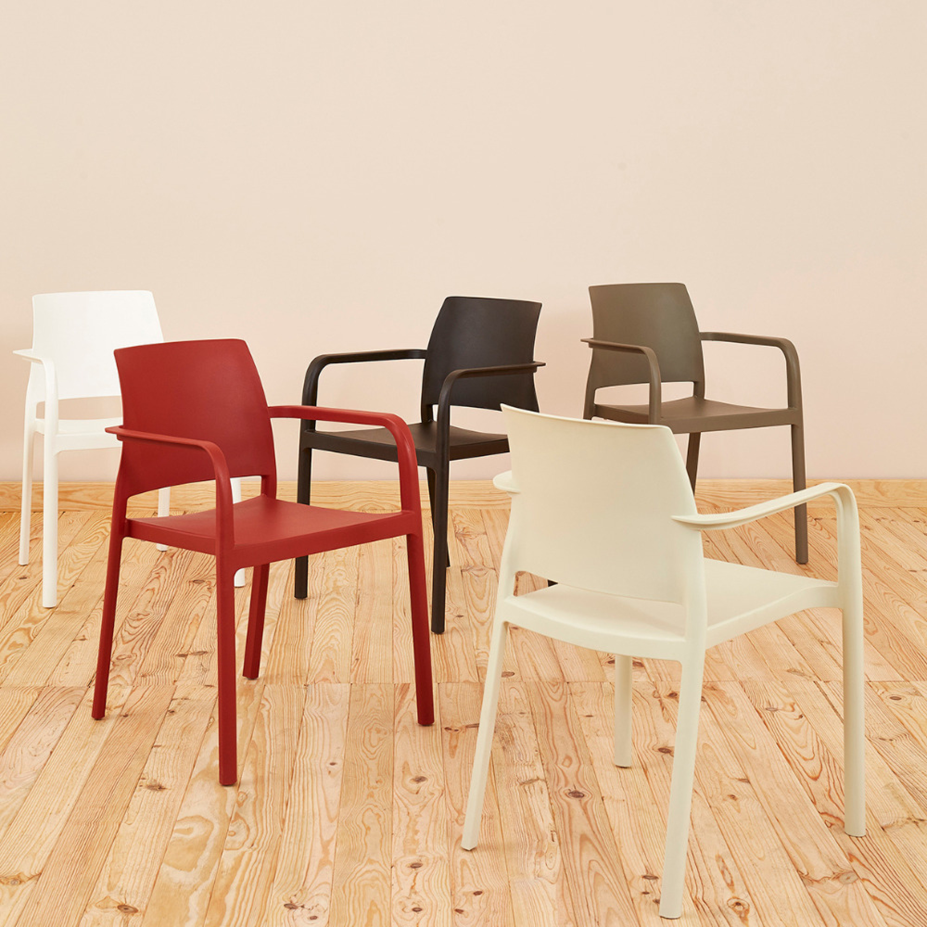 Fauteuil empilable DOCK - EZPELETA PROFESSIONNEL