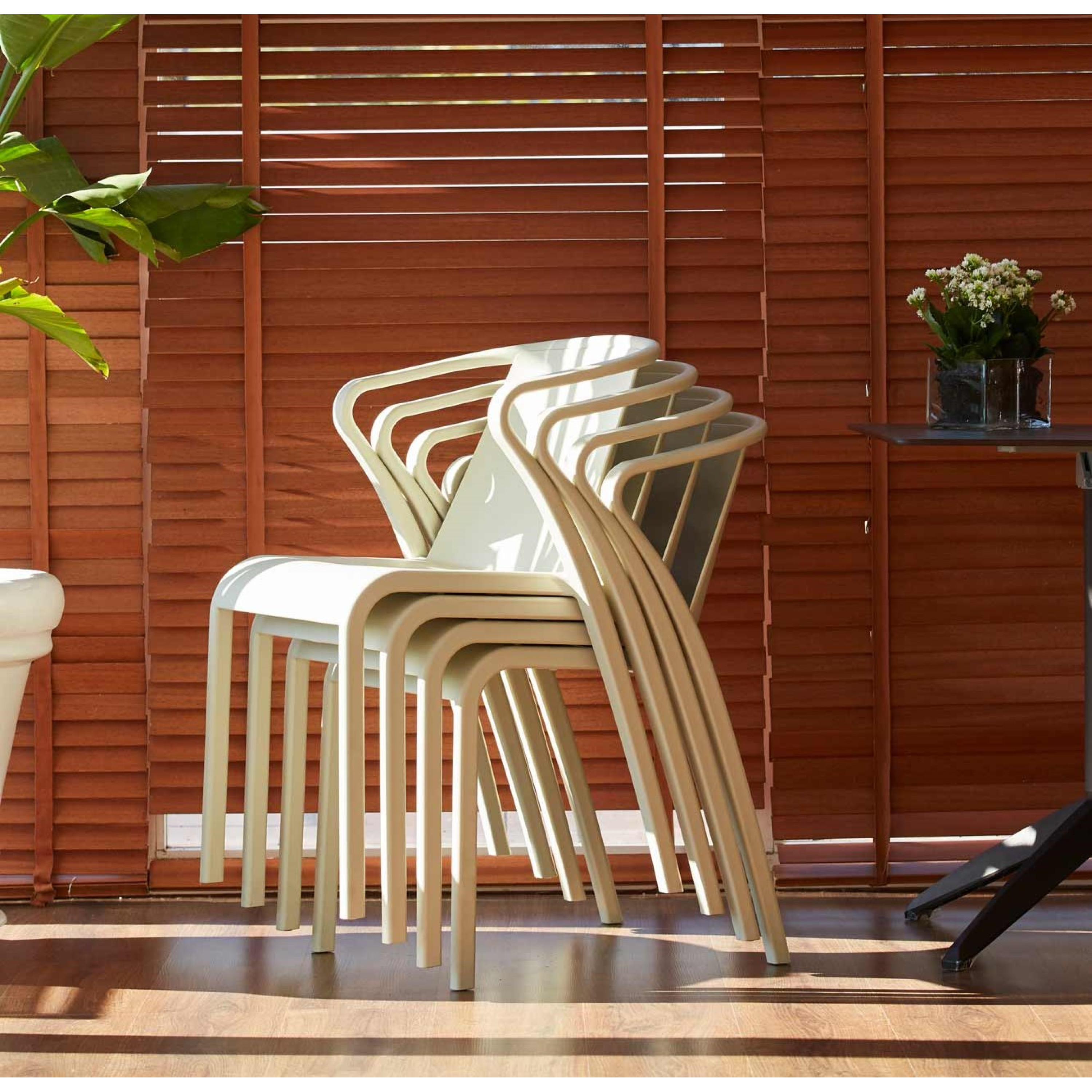 Fauteuil empilable extérieur Fado - EZPELETA PROFESSIONNEL