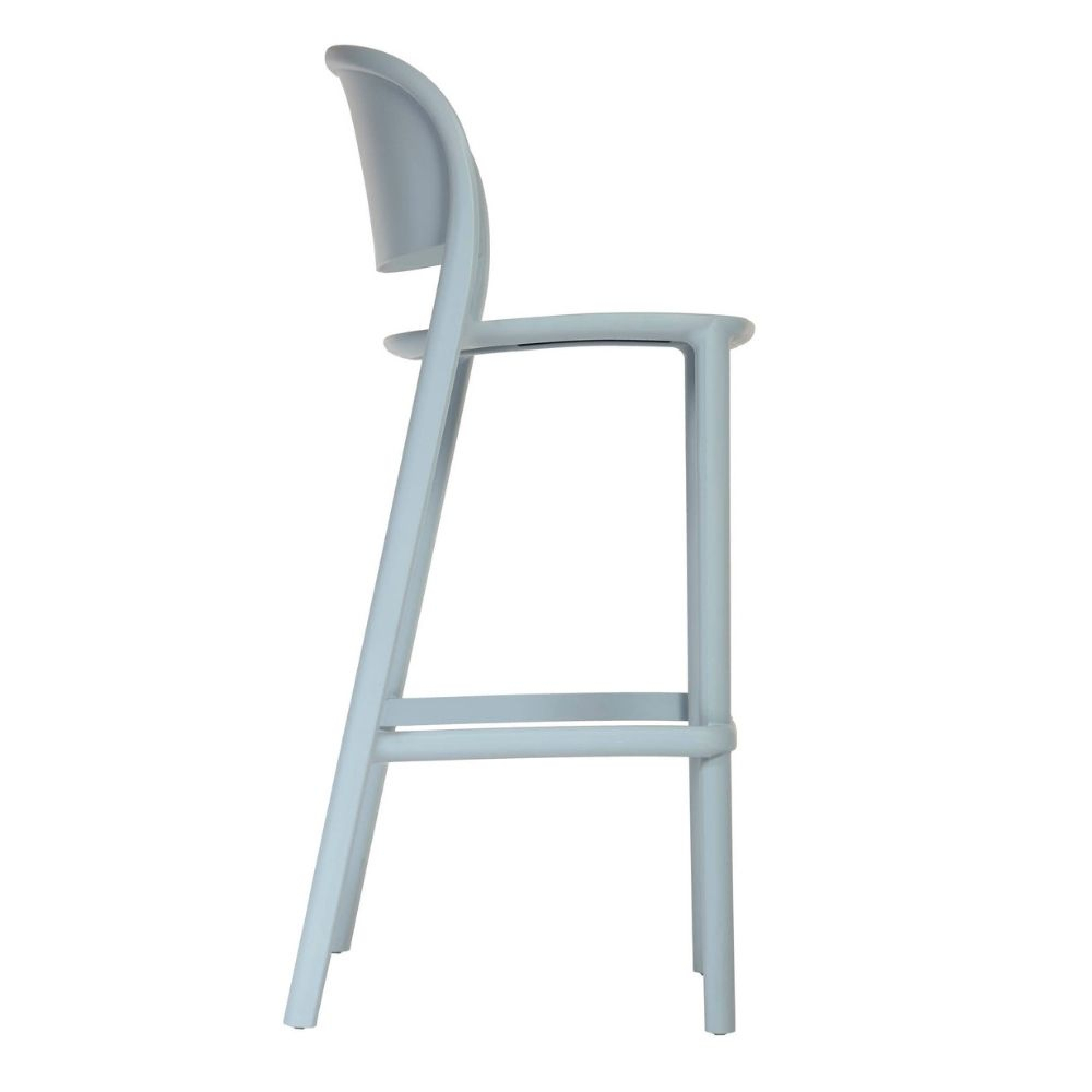 Tabouret haut empilable TRENA - Ezpeleta professionnel