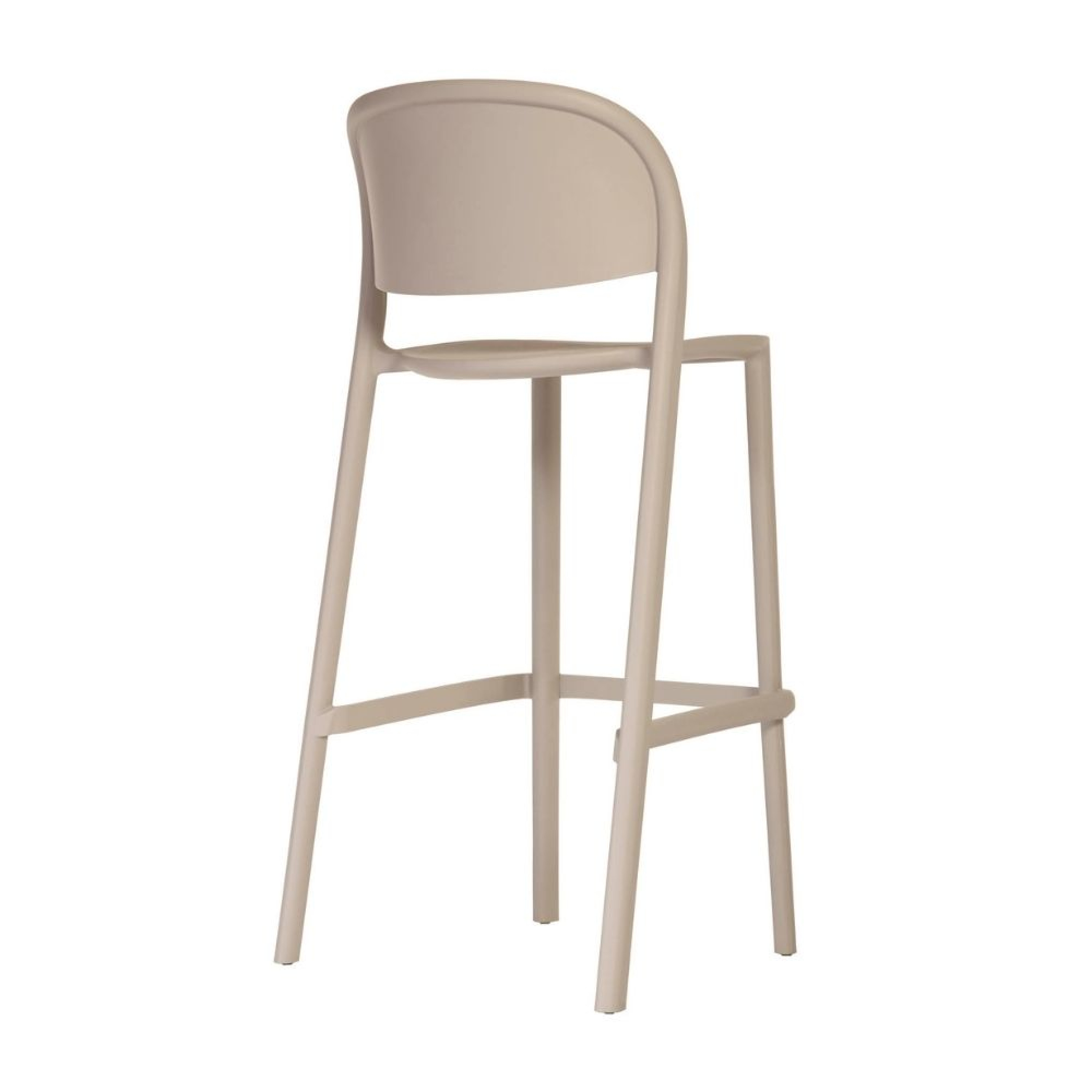 Tabouret haut empilable TRENA - Ezpeleta professionnel